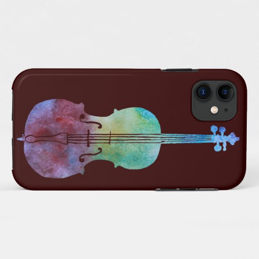 Cello, gekleurd Case-Mate iPhone case (Achterkant (horizontaal))