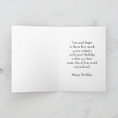 Cello gepersonaliseerde neef verjaardag kaart (Binnen)