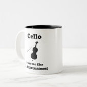 Cello Gift Tweekleurige Koffiemok (Voorkant links)