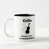 Cello Gift Tweekleurige Koffiemok (Links)