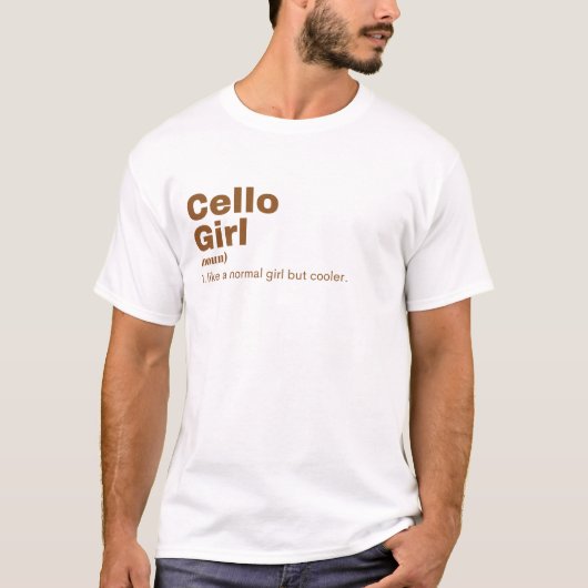Cello Girl - Cello  T-shirt (Voorkant)