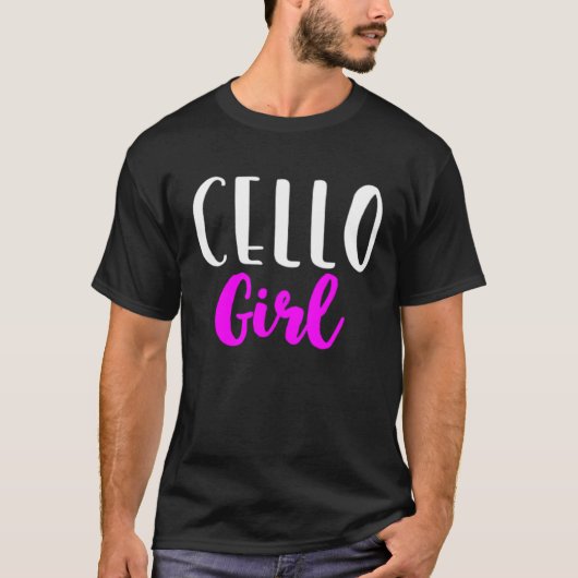Cello Girl Player Women  Cute Cellist T-shirt (Voorkant)