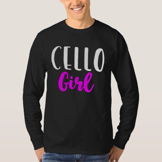 Cello Girl Player Women  Cute Cellist T-shirt (Voorkant)