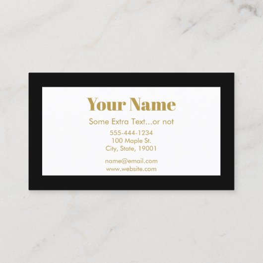 Cello Gold Filigree - Colorful Music Visitekaartje (Achterkant)