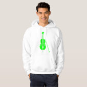 Cello - groen hoodie (Voorkant volledig)