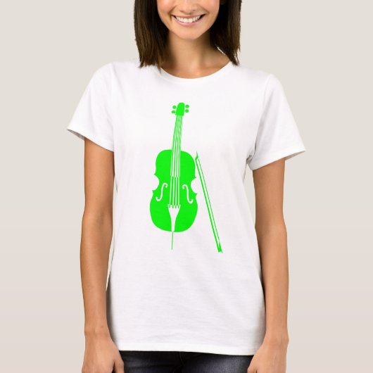 Cello - groen t-shirt (Voorkant)