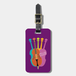 Cello Hallo Musical Instruments Colorful Cellos Bagagelabel