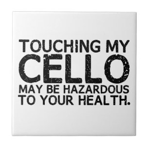 Cello Hazard Tegeltje