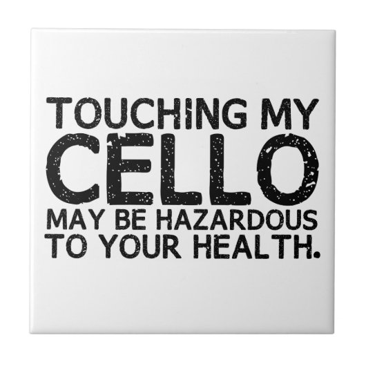 Cello Hazard Tegeltje (Voorkant)