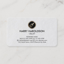 Cello Icon Cellist Premium Visitekaartje