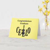 Cello in Cello Kaart (Gele Bloem)