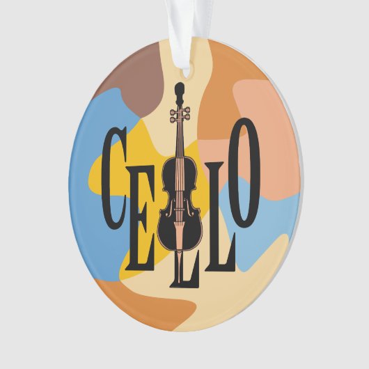 Cello in Cello Ornament (voorkant)