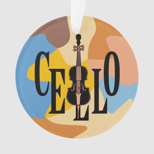 Cello in Cello Ornament (voorkant)