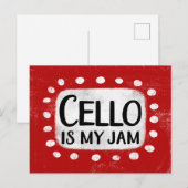 Cello is mijn Briefkaart (Voorkant / Achterkant)