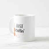 Cello Just Cellin Musician Cellist Koffiemok (Voorkant links)