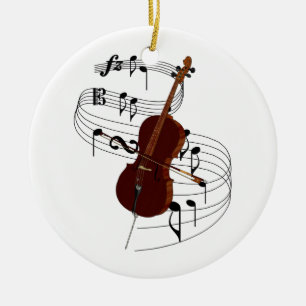 Cello Keramisch Ornament