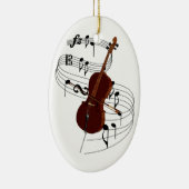 Cello Keramisch Ornament (Rechts)
