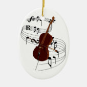 Cello Keramisch Ornament (Voorkant)