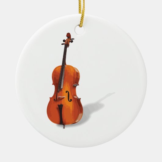 Cello Keramisch Ornament (Voorkant)