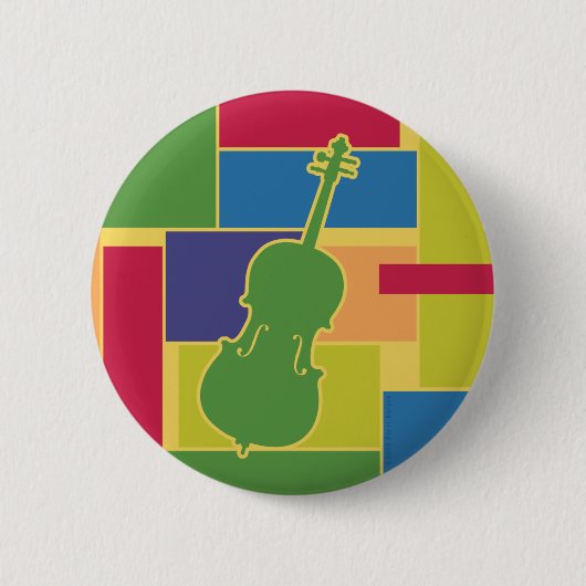 Cello Kleurblokken Knop Ronde Button 5,7 Cm (Voorkant)