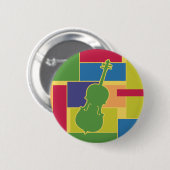 Cello Kleurblokken Knop Ronde Button 5,7 Cm (Voorkant /achterkant)