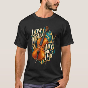Cello Lage Noten Tillen Me Op T-shirt