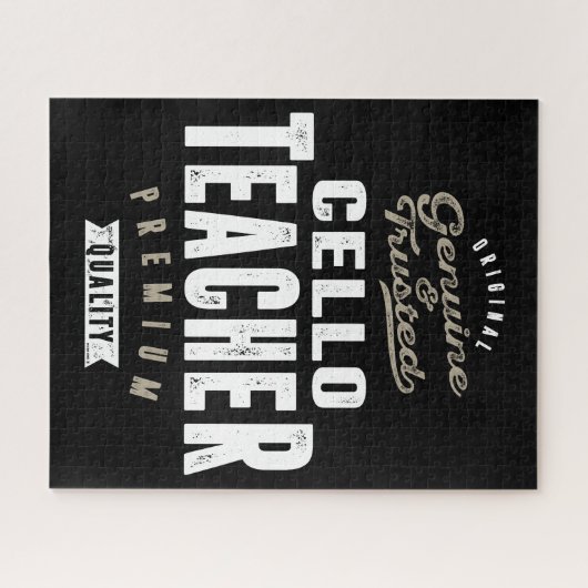 Cello-leraar Legpuzzel (Horizontaal)