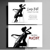 Cello-leraar Visitekaartje