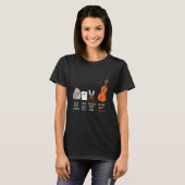 Cello Lessons Cello Tuner Cello Strings Cello Elec T-shirt (Voorkant volledig)