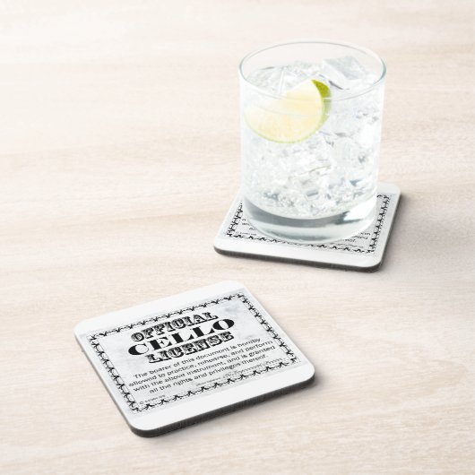 Cello-licentie Onderzetter (Rechterzijde)