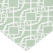 Cello Light Sage green Trellis Design Korte Tafelloper (Hoek)