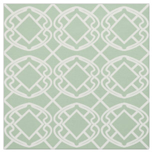 Cello Light Sage green Trellis Design Stof