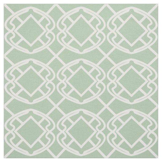 Cello Light Sage green Trellis Design Stof (Swatch)