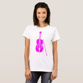 Cello - Magenta T-shirt (Voorkant volledig)