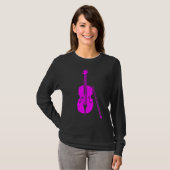 Cello - Magenta T-shirt (Voorkant volledig)