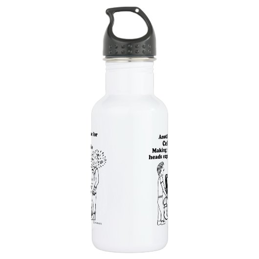 Cello Makes Zombies Explode Waterfles (Achterkant)