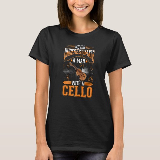 Cello Man Cello Player Cellist T-shirt (Voorkant)