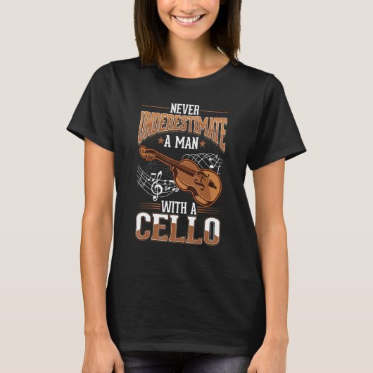 Cello Man Cello Player Cellist T-shirt (Voorkant)