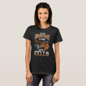 Cello Man Cello Player Cellist T-shirt (Voorkant volledig)