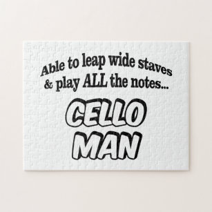 Cello Man - Muziek superheld Legpuzzel