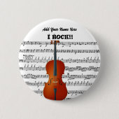 Cello & Me_ Ronde Button 5,7 Cm (Voorkant)
