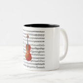 Cello & Me_ Tweekleurige Koffiemok (Voorkant rechts)