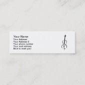 Cello Mini Visitekaartje (Voorkant)