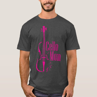 Cello Moeder Cellist Gift Idee Cello Speler Moeder T-shirt