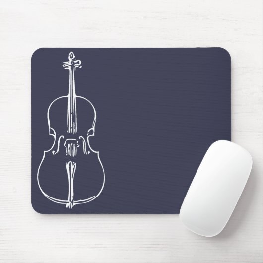 Cello mousepad muismat (Met muis)