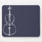 Cello mousepad muismat (Voorkant)