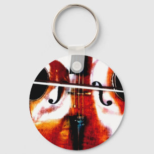 Cello Music is een prachtig artistiek leven Sleutelhanger