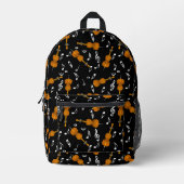 Cello Music Note Pattern Bedrukte Rugzak (Voorkant)