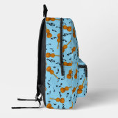 Cello Music Note Pattern Bedrukte Rugzak (Links)