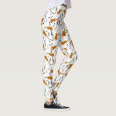 Cello Music Note Pattern Leggings (Rechts)